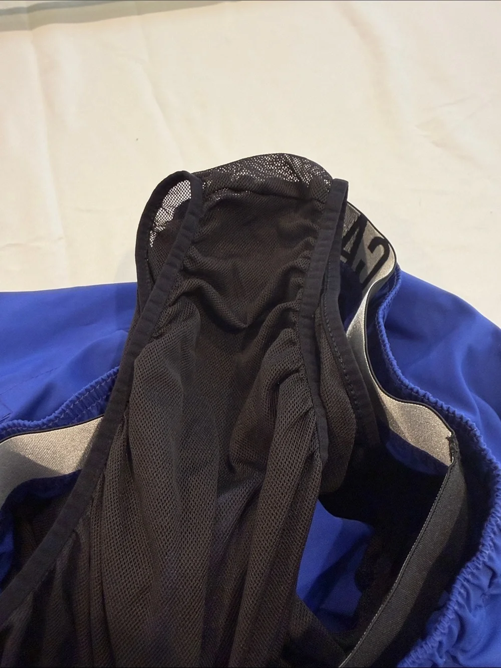 608104 Calvin Klein Men's classic blue swim or gym Shorts EUC